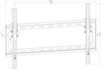Standard TV/monitor tilted wall bracket VESA 600x400 32" - 70" - Apollo Music School