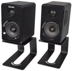 Elevated Desktop Speaker Stands - Apollo Music School