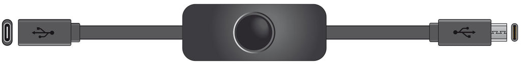 USB Type - C Extension Cable with Power Switch - Apollo Music School