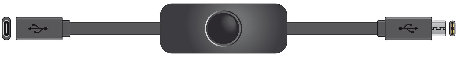 USB Type - C Extension Cable with Power Switch - Apollo Music School