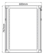 Rack Cabinet 15U x 600mm Deep - Apollo Music School