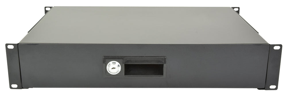 19" Lockable Rack Drawer 2U - Apollo Music School