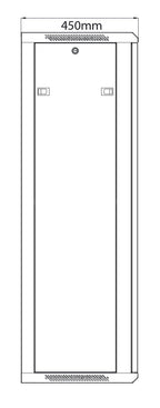 Rack Cabinet 28U x 450mm Deep - Apollo Music School