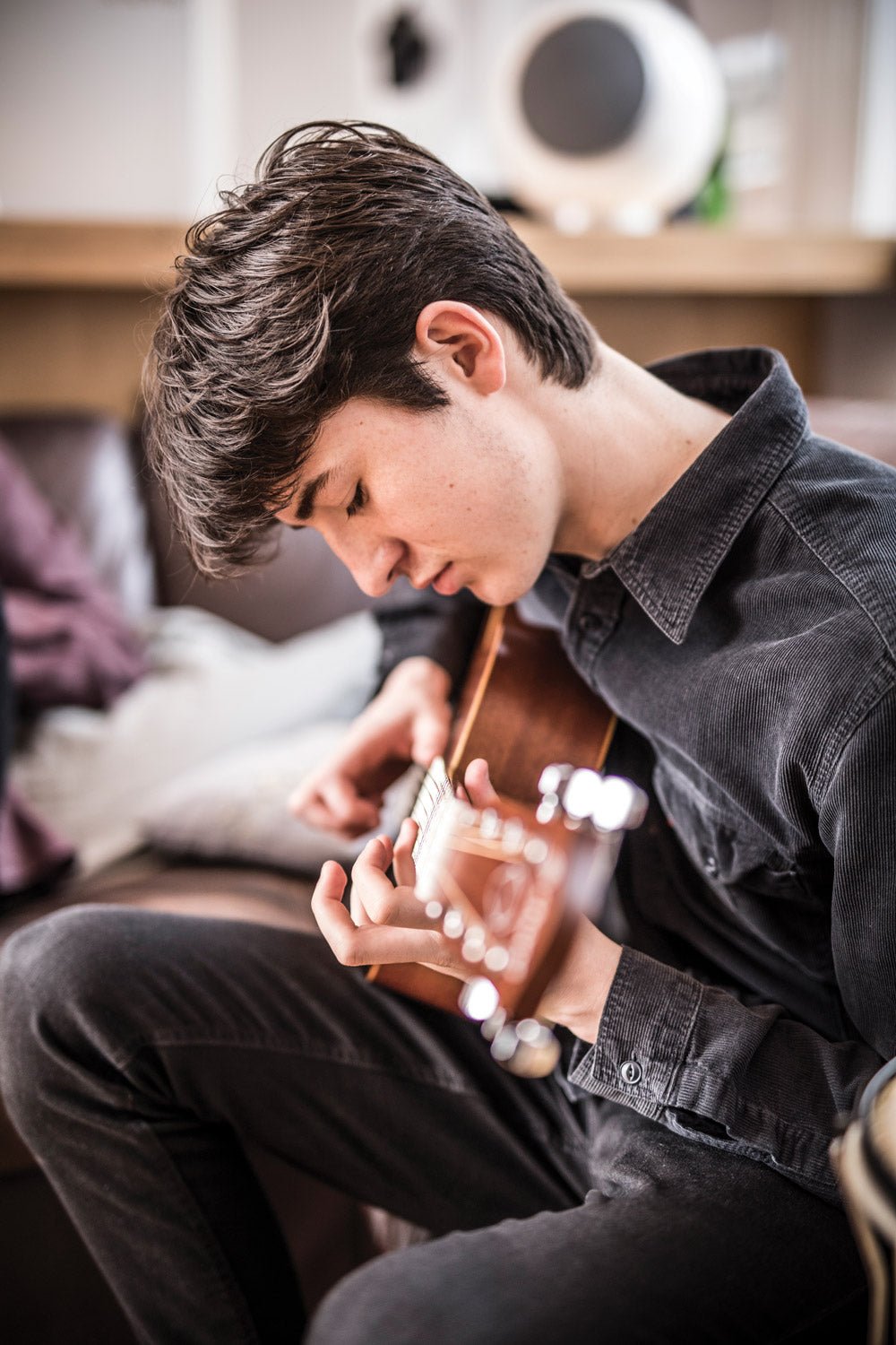 Sapele compact acoustic guitar - Apollo Music School