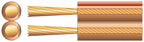Heavy Duty Transparent Speaker Cable, 2 x (80 x 0.12mmØ) - Apollo Music School